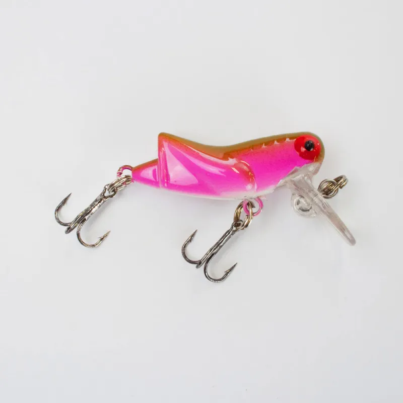 Roy Fishers Trout Hopper Wobbler, 4,5cm, 2,5g, Regenbogenforelle, schwimmend Regenbogenforelle - 4,5cm - 2,5g - 1Stück