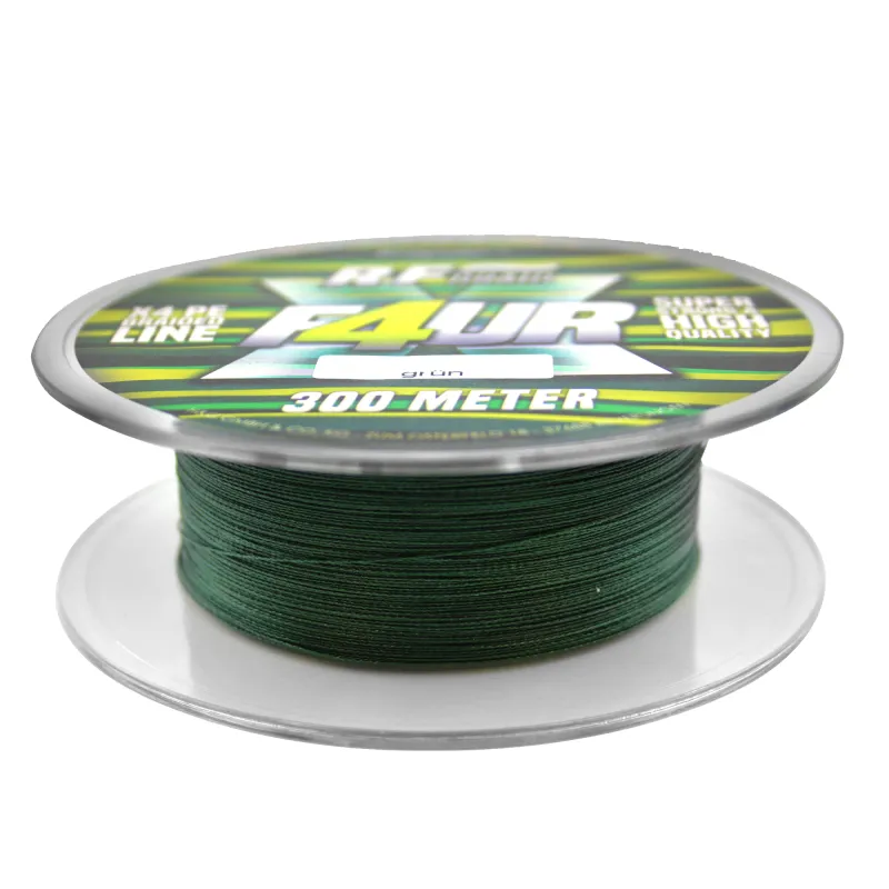 Roy Fishers X4 Braid geflochtene Schnur 300m - 0,15mm - grün - 9,45kg