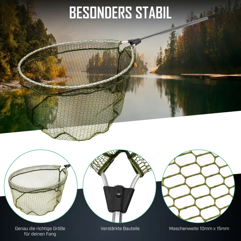 Rubber Landing Net 84cm - 58x46cm - gummiert