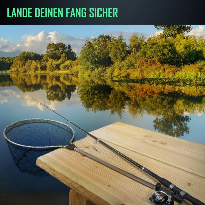 Rubber Landing Net 84cm - 58x46cm - gummiert