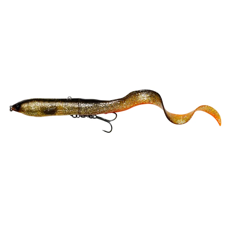 Savage Gear 3D Hard Eel 2 + 1 17cm - 50g - Black Gold - 2 + 1Stück