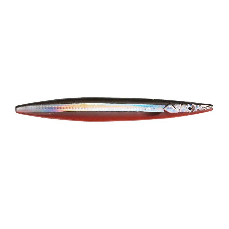 Savage Gear 3D Line Thru Sandeel 8,5cm - 11g - Black/Red/UV - 1Stück
