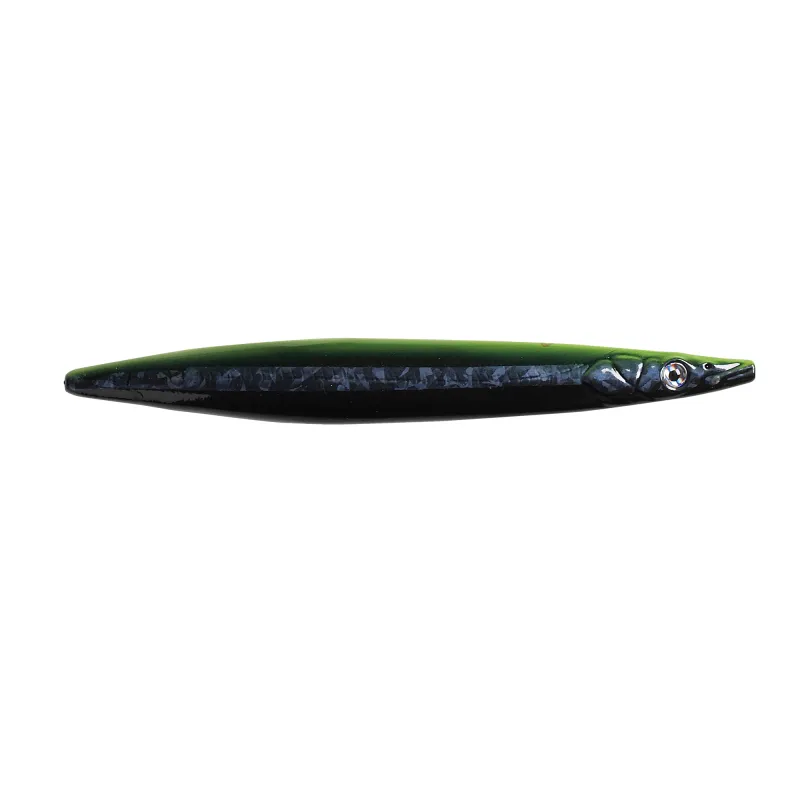 Savage Gear 3D Line Thru Sandeel 8,5cm - 11g - Black/Yellow/Glow - 1Stück