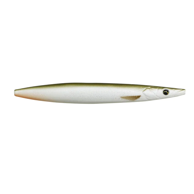 Savage Gear 3D Line Thru Sandeel 8,5cm - 11g - Matt White Tobis - 1Stück