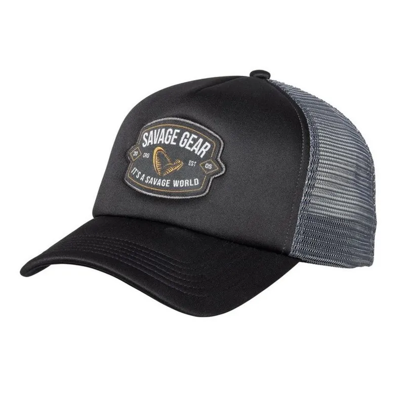 Savage Gear Badge Trucker Cap Black Black