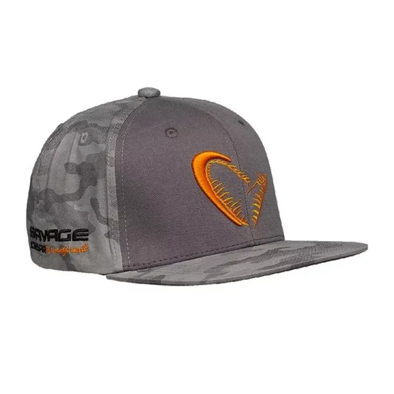 Savage Gear Flex Fit Camo Cap Grey - One Size