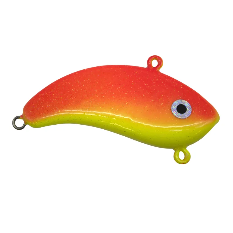 Seawaver Lures Pilker Nordic GRG 170 gelb/rot/glitter - 170g - 1Stück