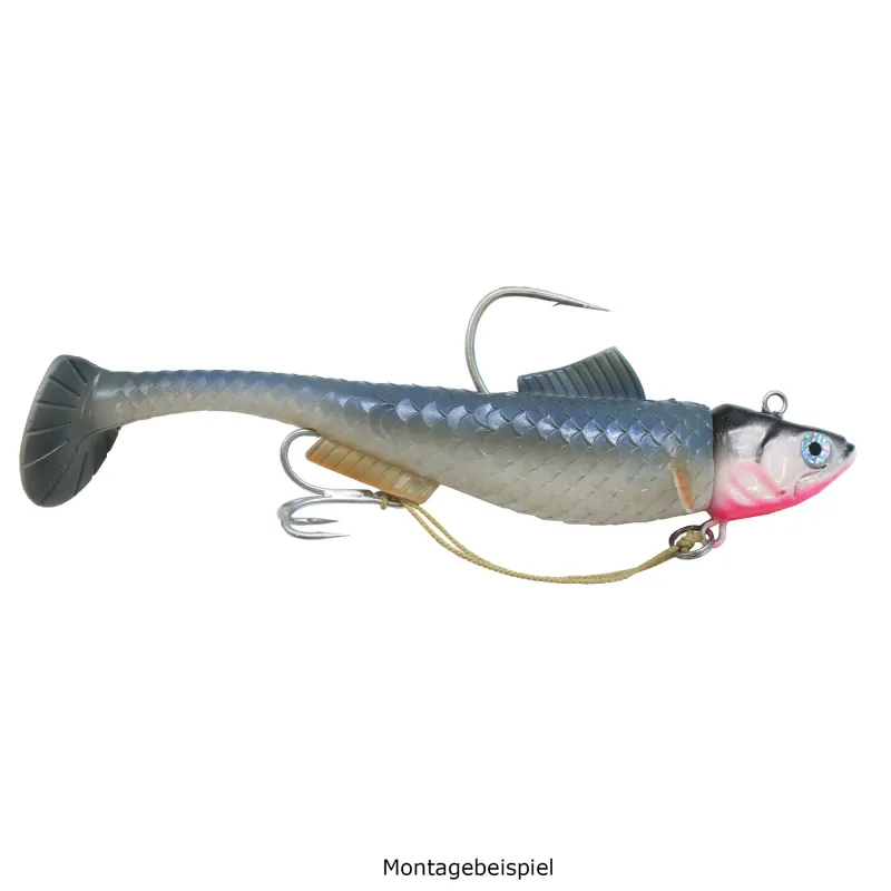 Seawaver Lures Uni-Jig 350 -GER Handmade FB 350g - black/pearl