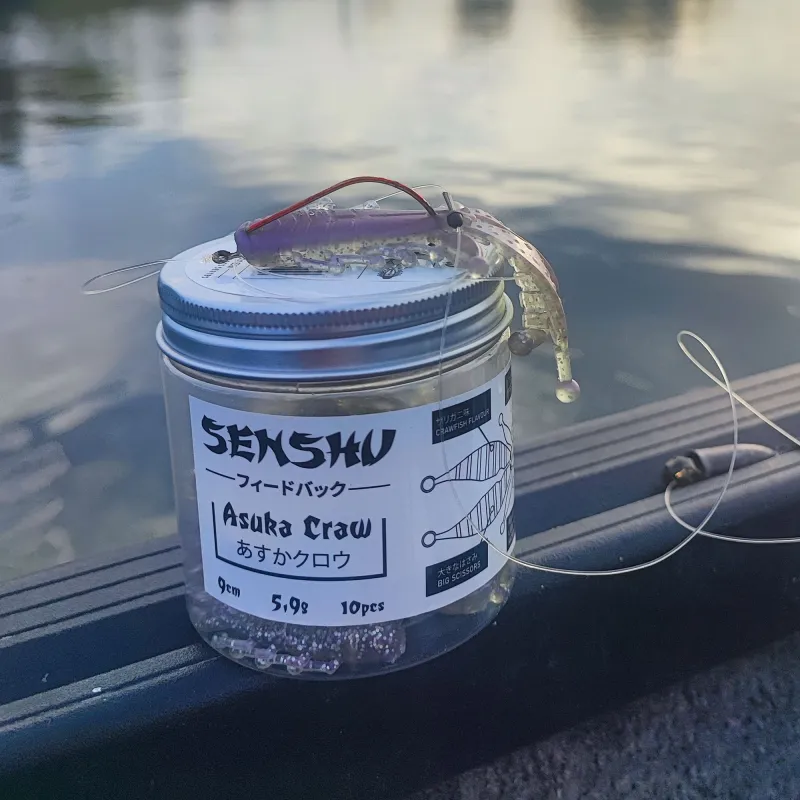 Senshu Asuka Craw 9cm - Cherry - 5,9g - 10 Stück
