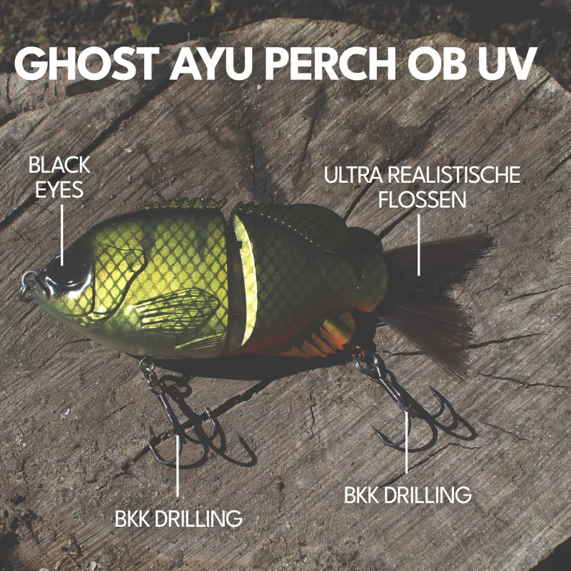 Senshu Bantarel 15cm - Ghost Ayu Perch OB UV