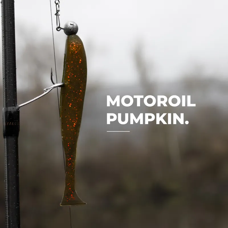 Senshu Breazy Shiner 5 Stück 10cm - 5,37g - 5Stück - Motoroil Pumpkin