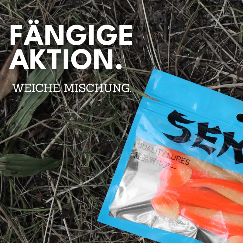 Senshu Breazy Shiner 5 Stück 10cm - 5,37g - 5Stück - Orange Glow