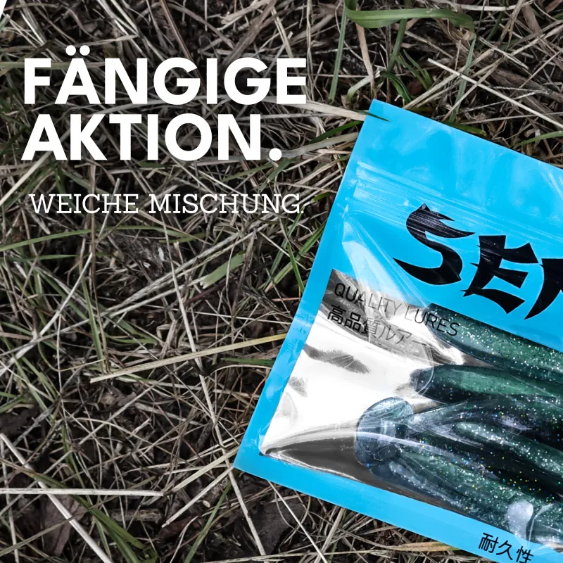 Senshu Breazy Shiner 5 Stück 10cm - 5,37g - 5Stück - Sexy Shad