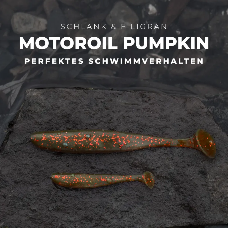 Senshu Breazy Shiner 5 Stück 12cm - 8,77g - 5Stück - Motoroil Pumpkin