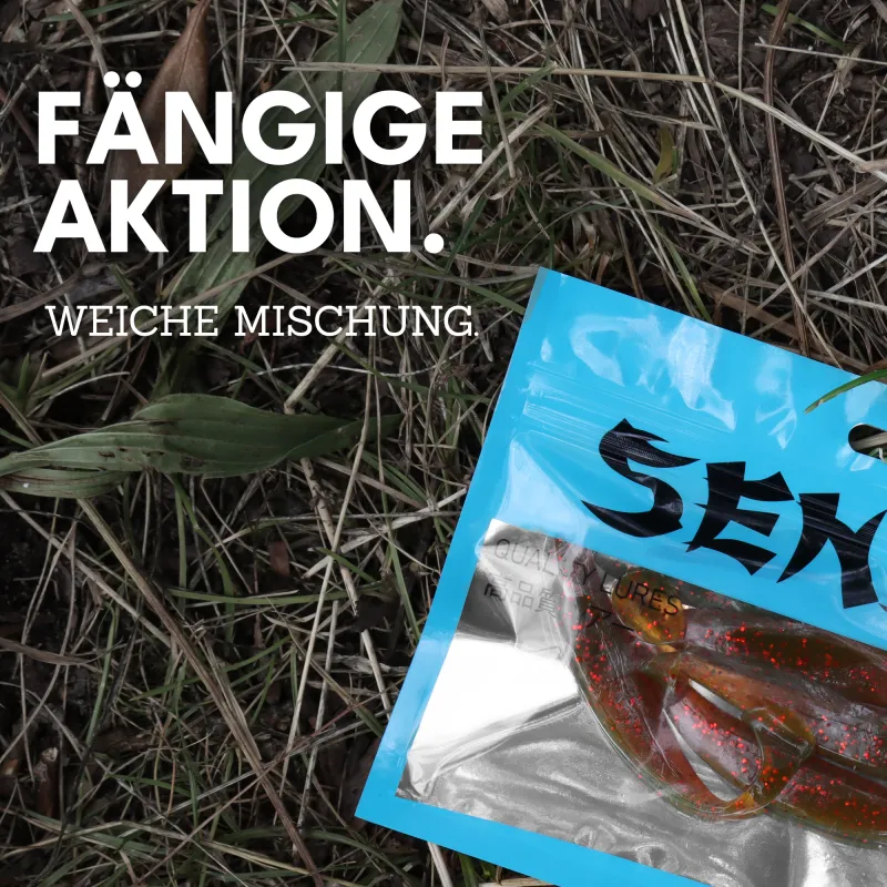 Senshu Breazy Shiner 5 Stück 12cm - 8,77g - 5Stück - Motoroil Pumpkin