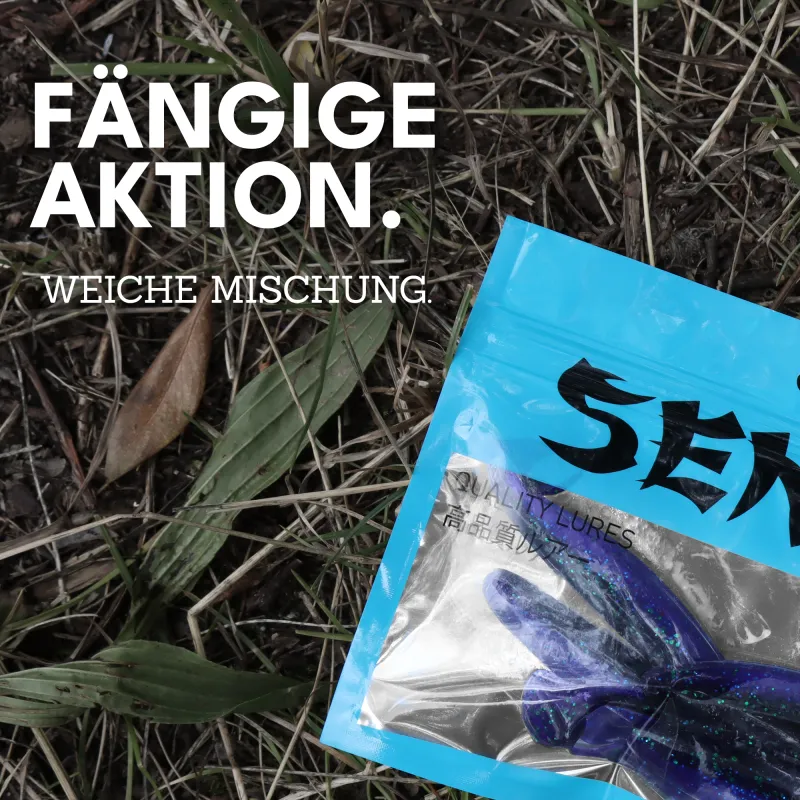 Senshu Breazy Shiner 5 Stück 12cm - 8,77g - 5Stück - Purple Moon