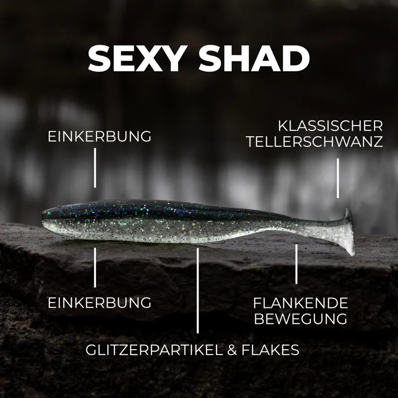 Senshu Breazy Shiner 5 Stück 5,0cm - 1,05g - 5Stück - Sexy Shad