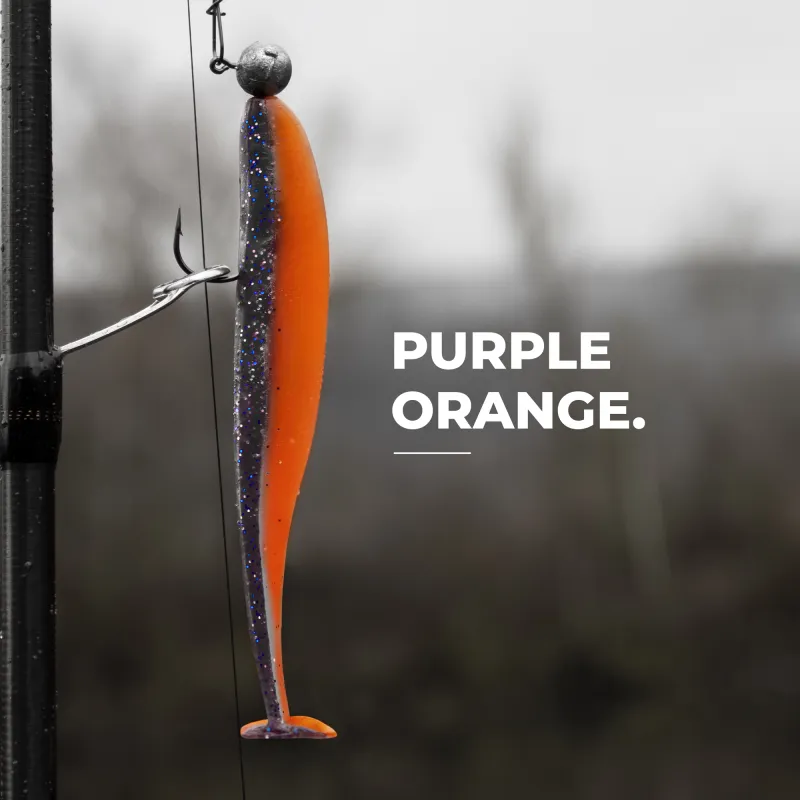 Senshu Breazy Shiner 5 Stück 7,5cm - 2,25g - 5Stück - Purple Orange