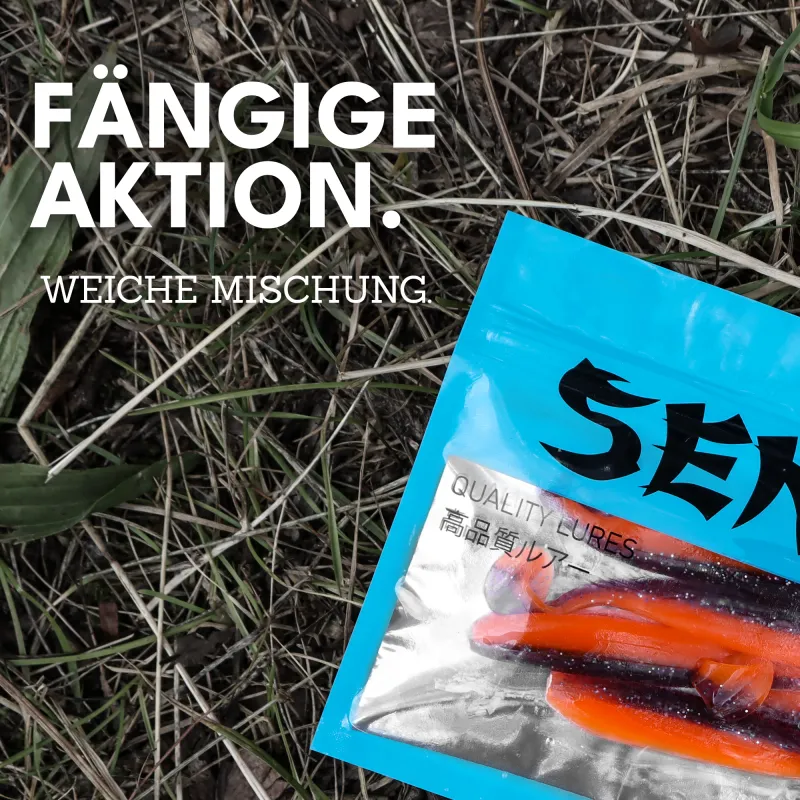 Senshu Breazy Shiner 5 Stück 7,5cm - 2,25g - 5Stück - Purple Orange