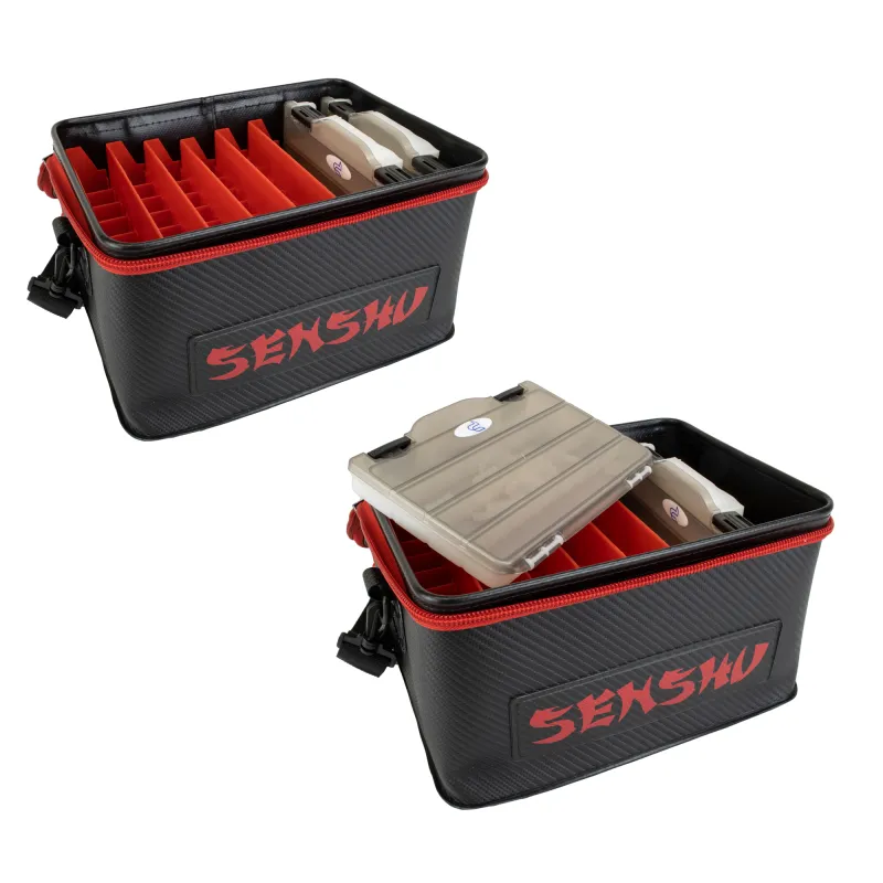Senshu EVA Wobbler Bakkan 29 x 22 x 17 cm -schwarz/rot - 1Stück