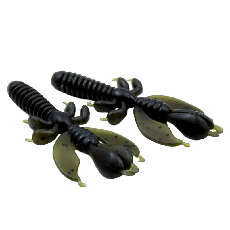 Senshu Flapping Craw 6.5cm - Black - 2.75g - 7 Stück
