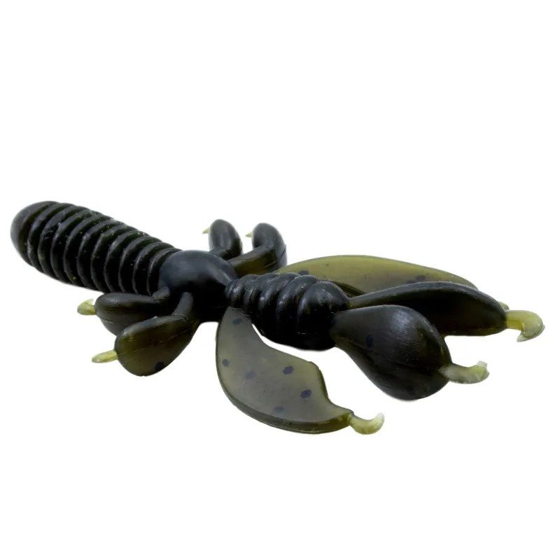 Senshu Flapping Craw 6.5cm - Black - 2.75g - 7 Stück