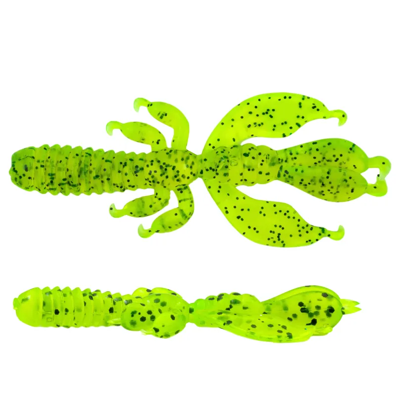 Senshu Flapping Craw 6.5cm - Chartreuse - 2.75g - 7 Stück