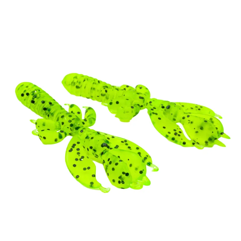 Senshu Flapping Craw 6.5cm - Chartreuse - 2.75g - 7 Stück