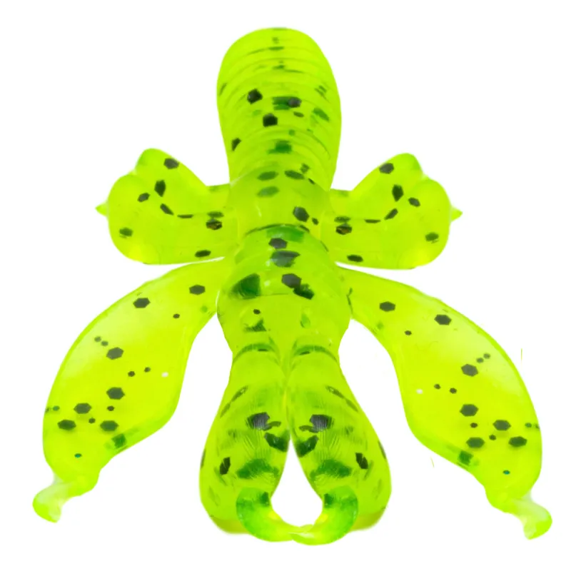 Senshu Flapping Craw 6.5cm - Chartreuse - 2.75g - 7 Stück