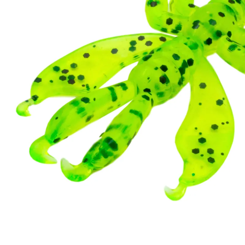Senshu Flapping Craw 6.5cm - Chartreuse - 2.75g - 7 Stück