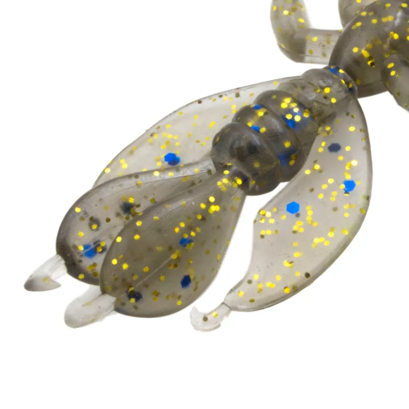 Senshu Flapping Craw 6.5cm - Silver Bug - 2.75g - 7 Stück