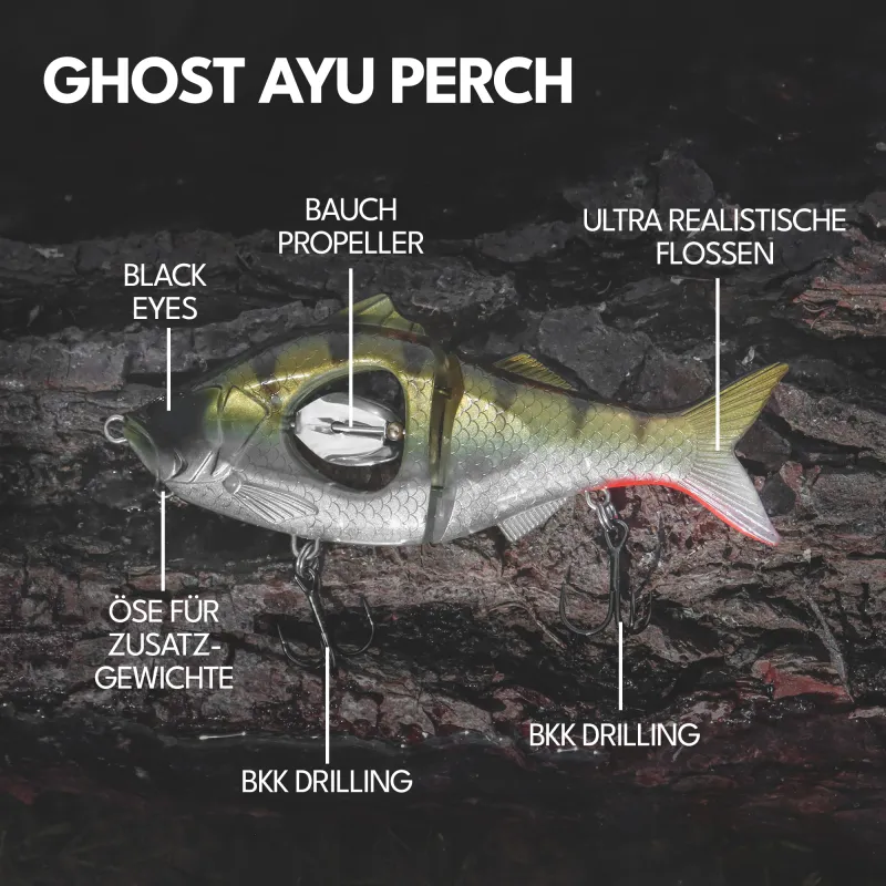 Senshu GLDR 11,5cm - Ghost Ayu Perch UV