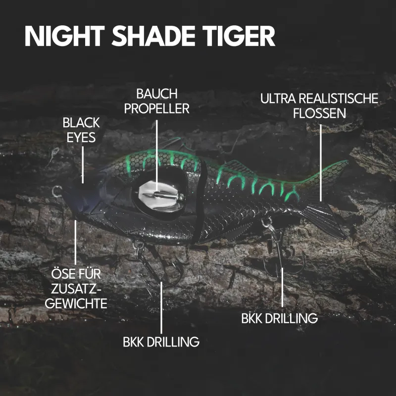 Senshu GLDR 13,5cm - Night Shade Tiger UV