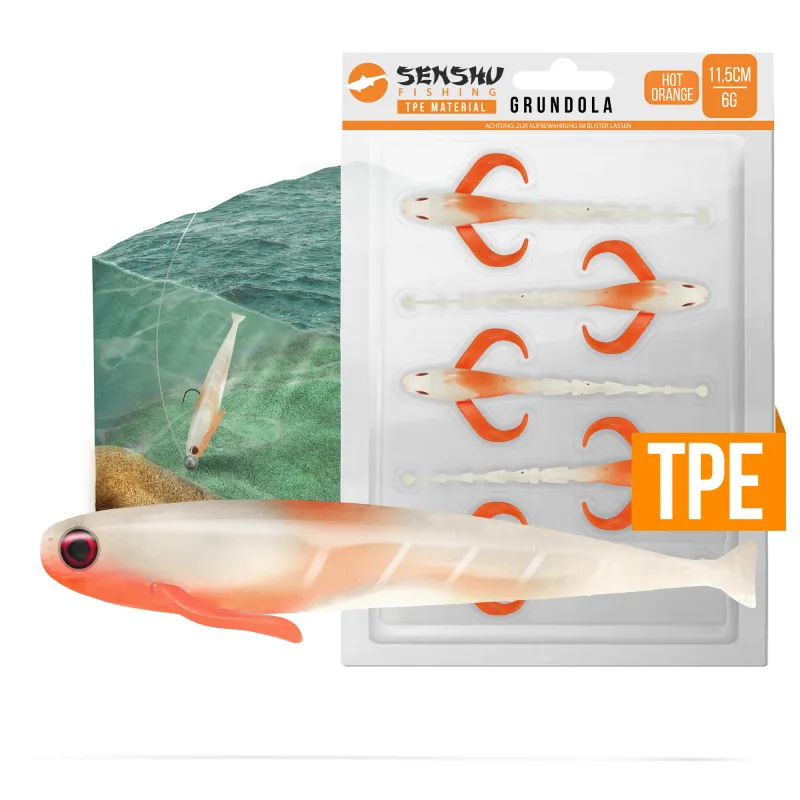Senshu Grundola Darkwater Set gemischt - 11,5cm - 6 g- 4 x 5 Stück