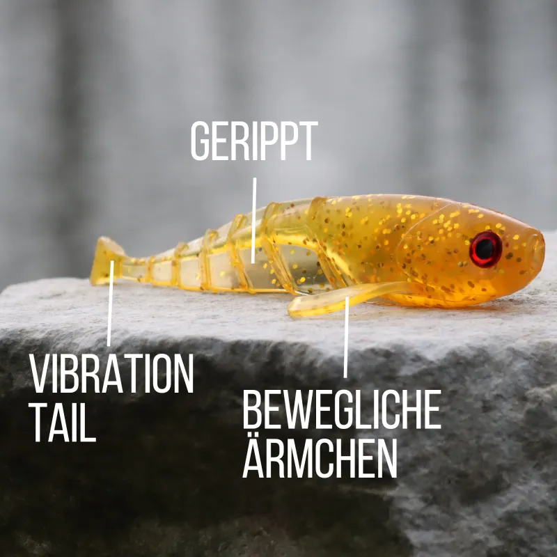 Senshu Grundola Darkwater Set gemischt - 11,5cm - 6 g- 4 x 5 Stück