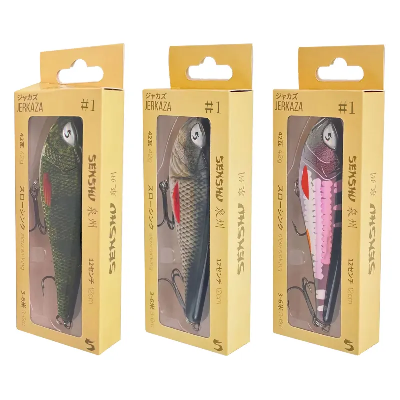 Senshu Jerkaza 3er Set 12cm - Perch/Roach/Purple Scale - 42g