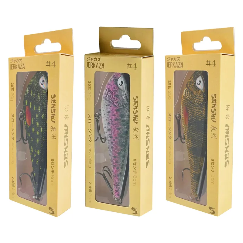 Senshu Jerkaza 3er Set 8cm - Pike/Trout/D-Perch - 20g