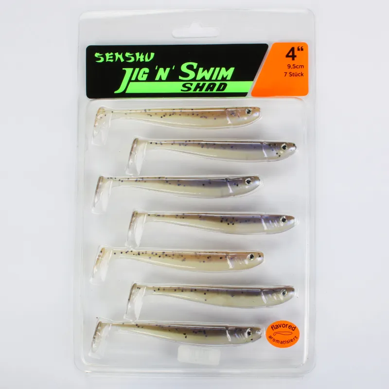 Senshu Jig ´n´ Swim Shad 9.5cm - Reflex Shiner - 6g - 7 Stück