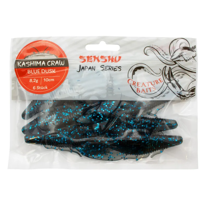 Senshu Kashima Craw 10cm - Blue Dusk - 8.2g - 6 Stück