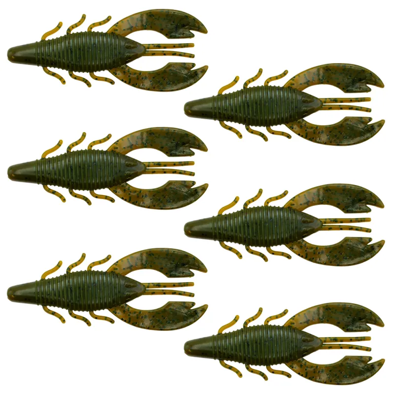 Senshu Kashima Craw 10cm - Motoroil - 8.2g - 6 Stück