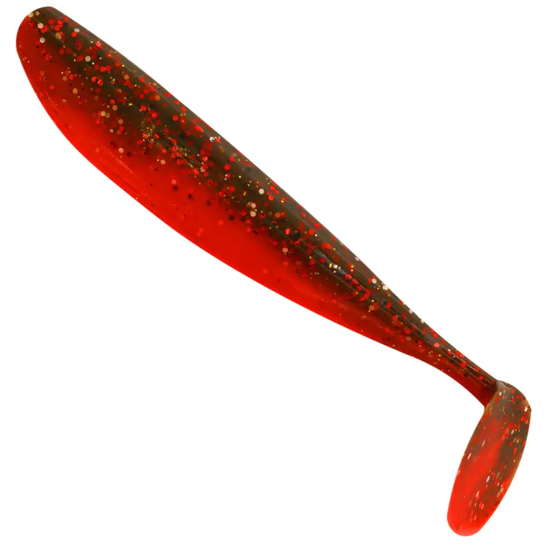 Senshu Killer Shad 4 Stück - 15cm - Brown-Red-Glitter