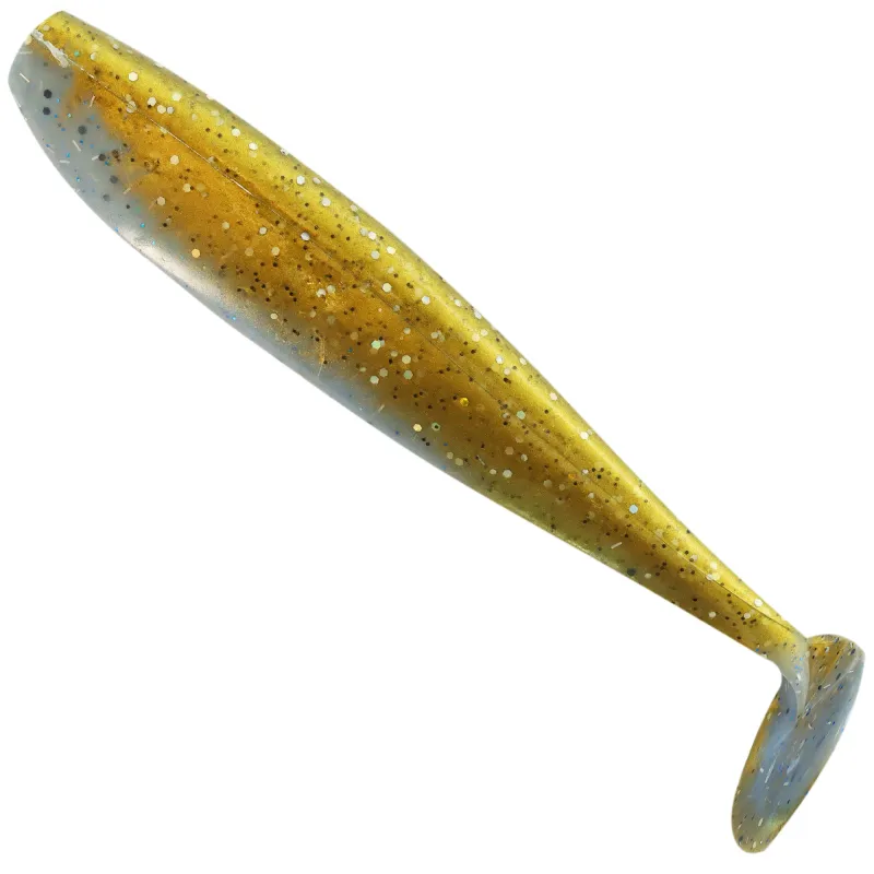 Senshu Killer Shad 4 Stück - 15cm - Gold-Brown-Glitter