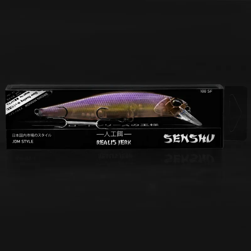 Senshu King of the Streets RLS Jerk 10cm - Brown Minnow - 14g - 1 Stück