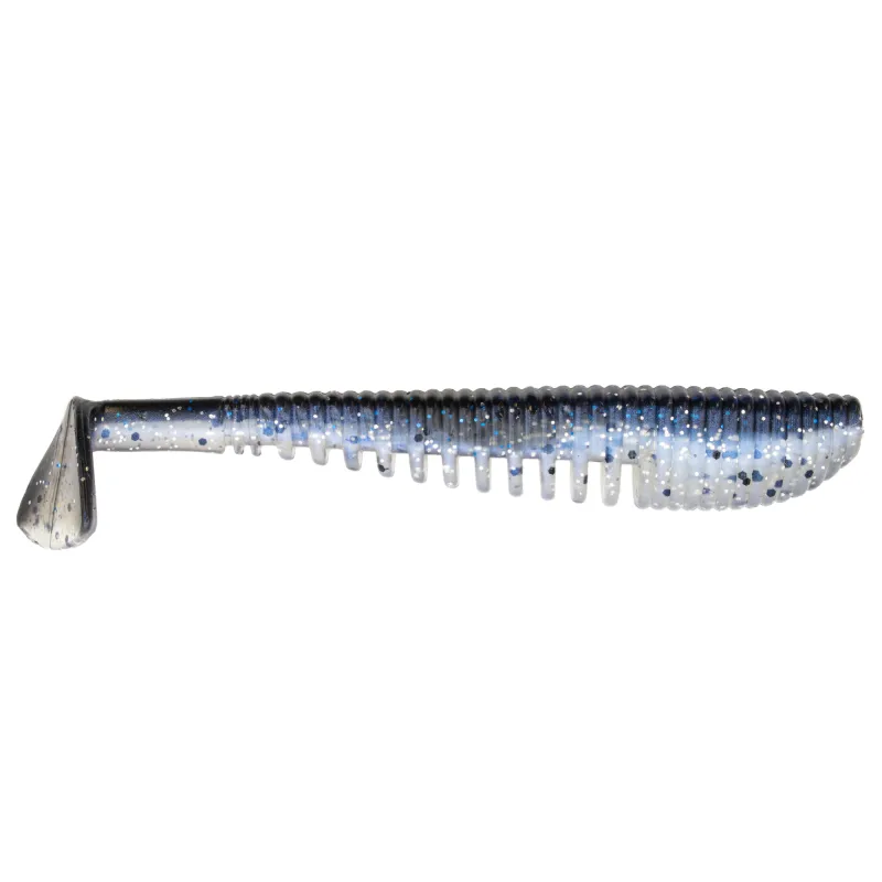 Senshu MG Shad 10cm - Black Flash - 8g - 5 Stück