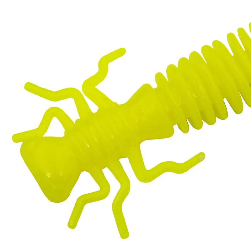 Senshu Nymph Crawler 4cm - Yellow Fluo - 0.47g - 10 Stück