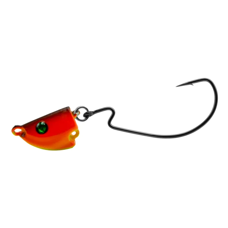 Senshu Offset Shaky Head 10g - Angry Carrot - 2 Stück