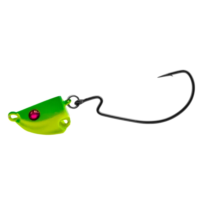 Senshu Offset Shaky Head 10g - Green Weenie - 2 Stück