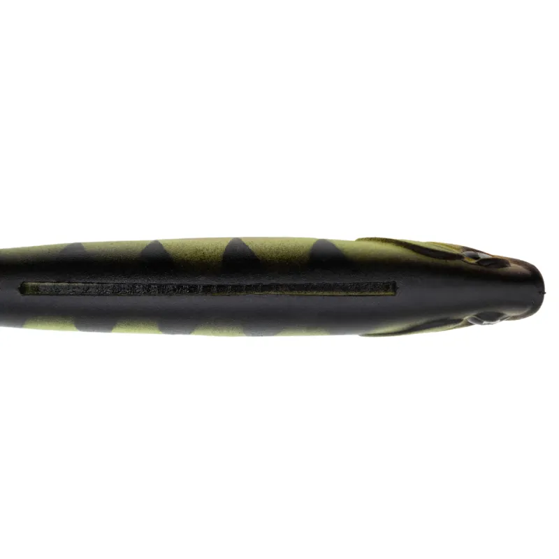 Senshu OG Shad 12,5cm - Lime Perch - 10g - 1 Stück