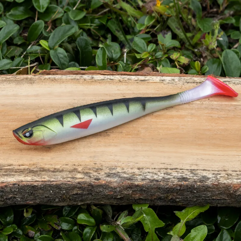 Senshu OG Shad 12,5cm - Lime Perch - 10g - 1 Stück
