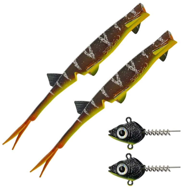 Senshu Pelaga Shad + Head Set 16cm - Sunshine Brown